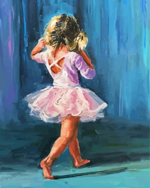 Aesthetic Little Ballet Dancer Paint By Numbers