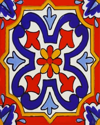 Aesthetic Talavera Paint By Numbers