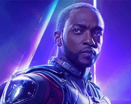 Aesthetic Anthony Mackie Paint By Numbers