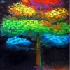 Aesthetic Colorful Tree Paint By Numbers