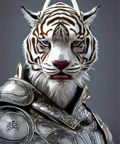 Aesthetic Warrior Tiger Paint By Numbers