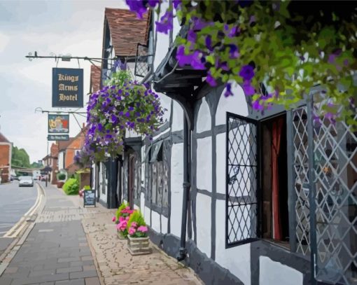 Amersham Streets Town In England Paint By Numbers