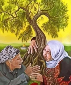 Arabic Old Couple Paint By Numbers
