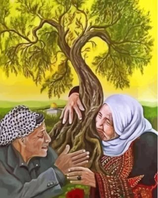 Arabic Old Couple Paint By Numbers