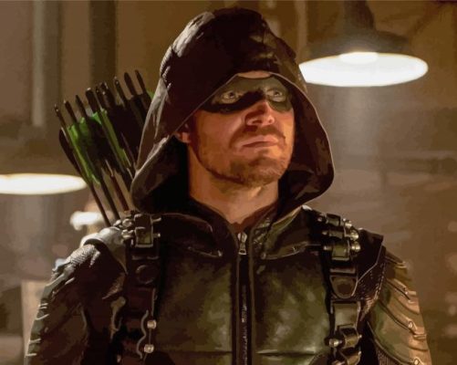 Arrow Oliver Queen Character Paint By Numbers