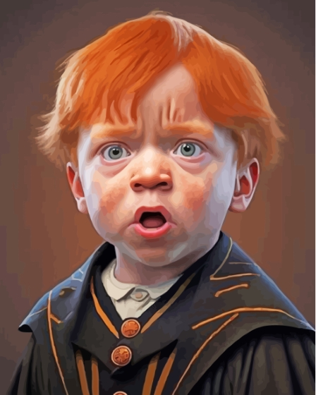 Baby Ron Weasley Paint By Numbers
