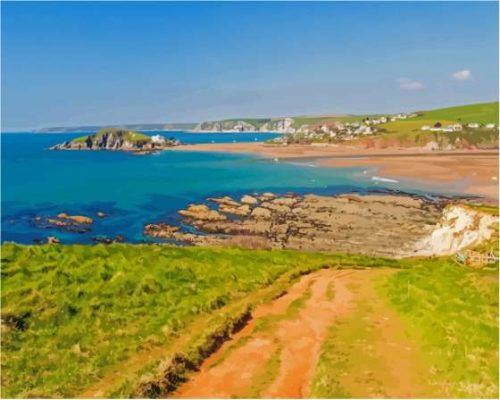 Bantham British Beach Paint By Numbers