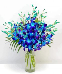 Blue Orchids Paint By Numbers
