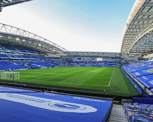 Brighton Amex Stadium Paint By Numbers