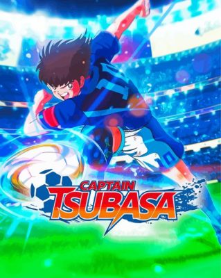 Captain Tsubasa Soccer Cartoon Paint By Numbers