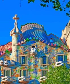 Casa Batllo Gaudi Paint By Numbers