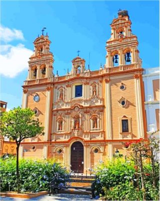 Cathedral In Huelva Paint By Numbers