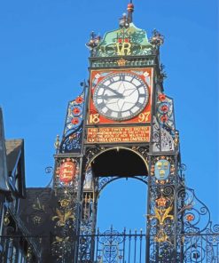 Chester Eastgate Clock Paint By Numbers
