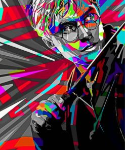 Colorful Harry Potter Pop Art Paint By Numbers