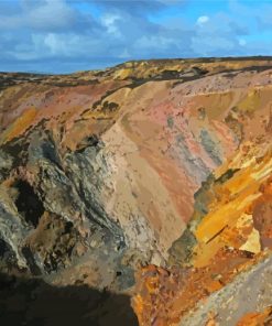 Colorful Parys Mountains Paint By Numbers