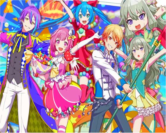 Colorful Stage Characters Paint By Numbers