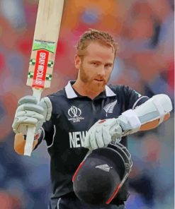 Cool Kane Williamson Paint By Numbers
