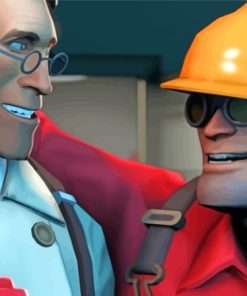 Cool Team Fortress Paint By Number