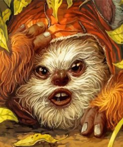 Cute Ewok Paint By Numbers