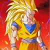 Dragon Ball Z Goku Super Saiyan 3 Paint By Numbers