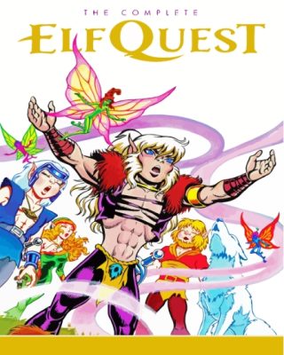 Elfquest Poster Paint By Numbers