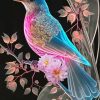 Floral Bird Paint By Numbers