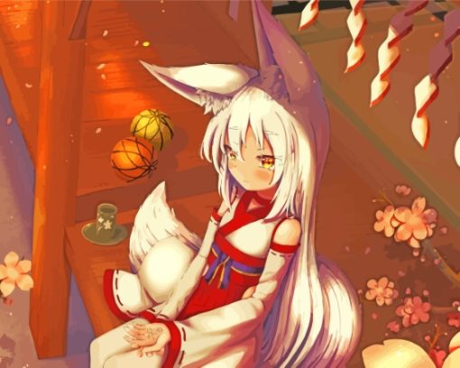 Fox Girl Paint By Numbers