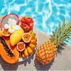 Fruit Plate By Pool Paint By Numbers