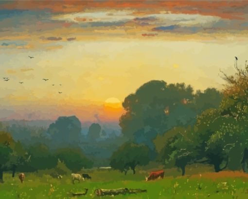 George Inness Landscape Paint By Numbers