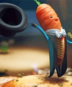 Kevin The Carrot Paint By Numbers