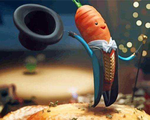 Kevin The Carrot Paint By Numbers