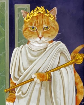 King Cat Paint By Numbers