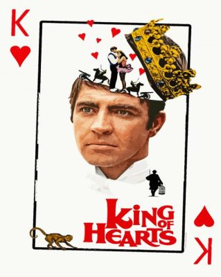 King Of Hearts Poster Paint By Numbers