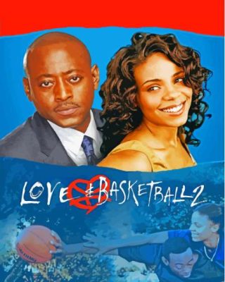 Love And Basketball Poster Paint By Numbers