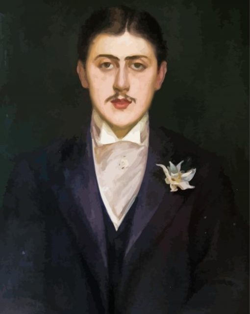 Marcel Proust Portrait Paint By Numbers