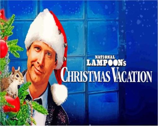 National Lampoons Christmas Vacation Poster Paint By Numbers