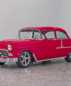 Red 55 Chevy Paint By Numbers