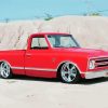 Red 68 Chevy Truck Paint By Numbers