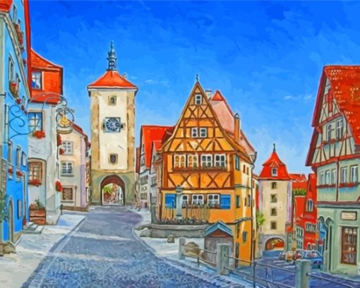 Rothenburg Paint By Numbers