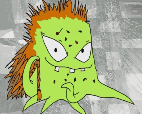 Rusty Squidbillies Character Paint By Numbers