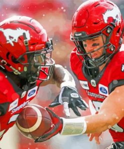 Stampeders Football Players Paint By Numbers