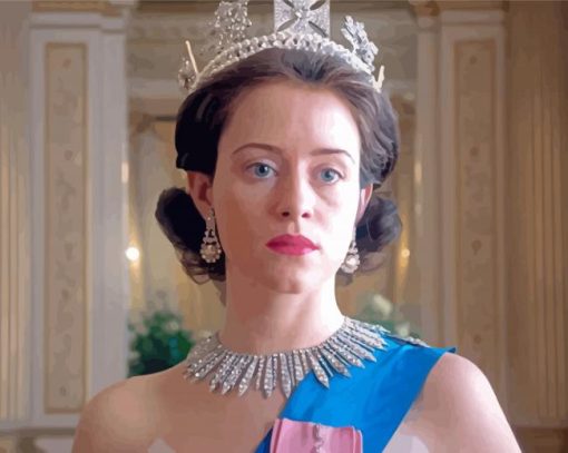 The Actress Claire Foy Paint By Numbers
