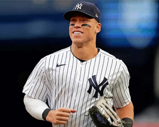 The Baseball Player Aaron Judge Paint By Numbers