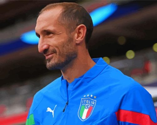 The Football Player Chiellini Giorgio Paint By Numbers