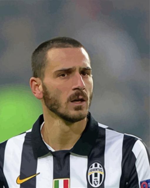 The Footballer Bonucci Leonardo Paint By Numbers