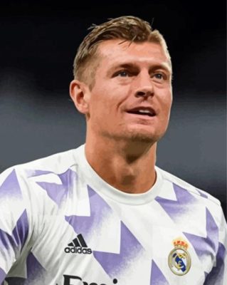 The Real Madrid Player Toni Kroos Paint By Numbers