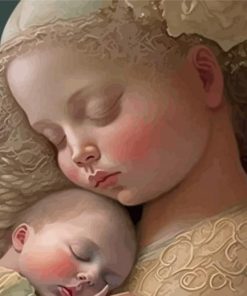Two Cute Little Angels Paint By Numbers