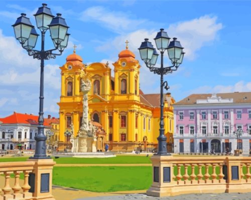 Union Square Timisoara Paint By Numbers