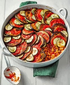 Vegetable Ratatouille Paint By Numbers
