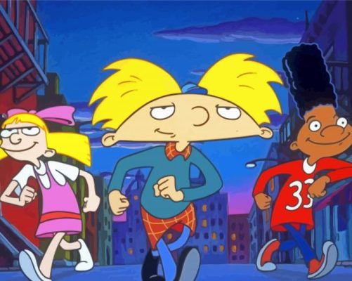 Vintage Hey Arnold Paint By Numbers